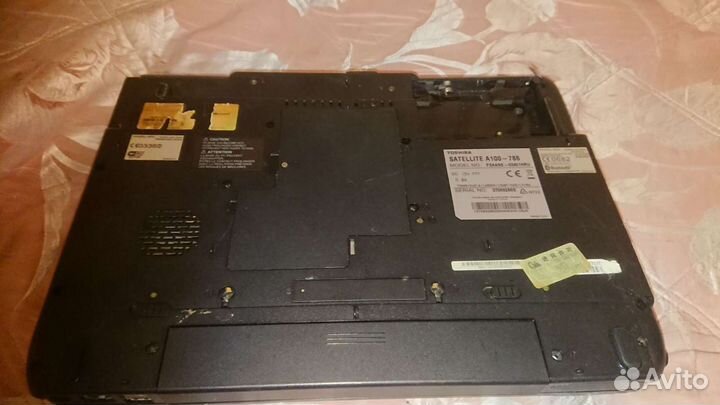 Ноутбук toshiba satellite а100-786