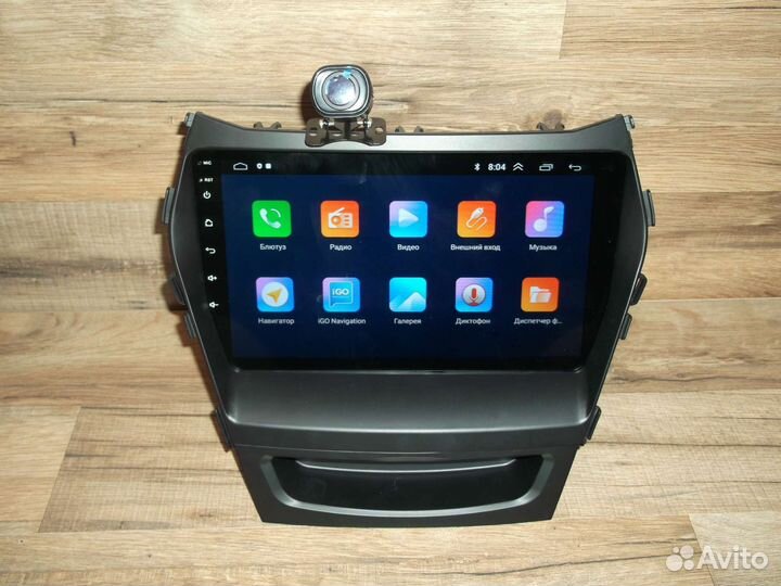 Магнитола Hyundai Santa Fe Android с камерой