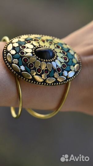 Браслет ретро тибет непал бохо хиппи камень