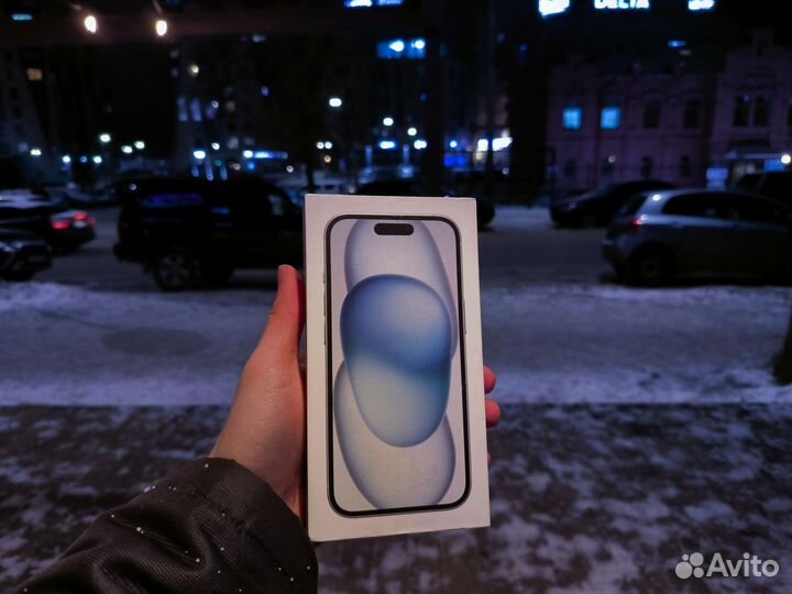 iPhone 15 Blue новый 1 Sim + E sim