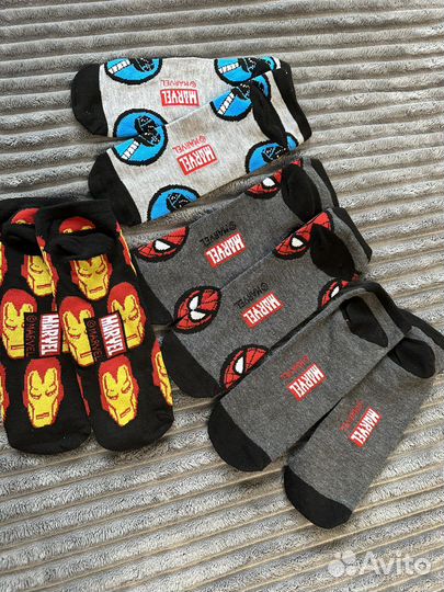 Носки Marvel 8 пар (цена за все)