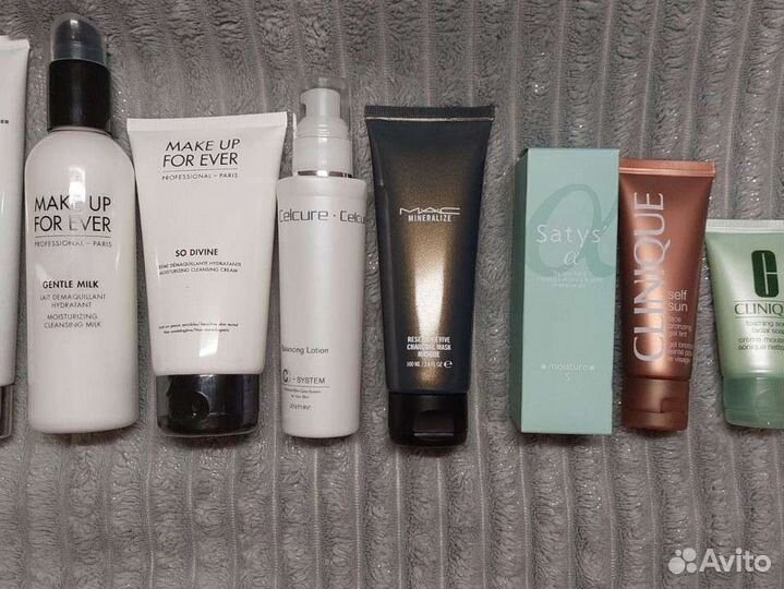 MAC, Make up for ever, Glam Glow, Celcure, Satys