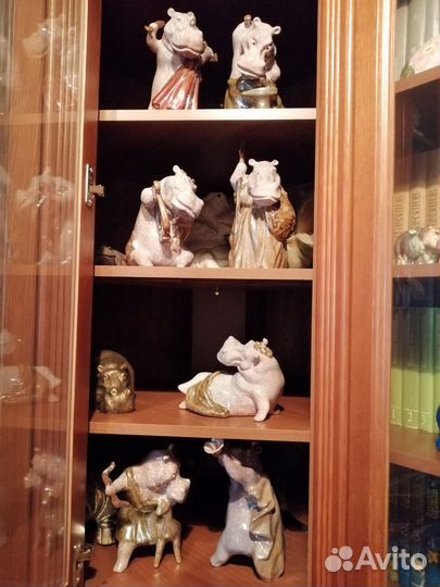 Серия малых скульптур Бегемоты - Боги Олимпа