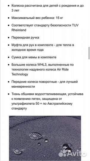 Коляска Teutonia 2в1 Graphite