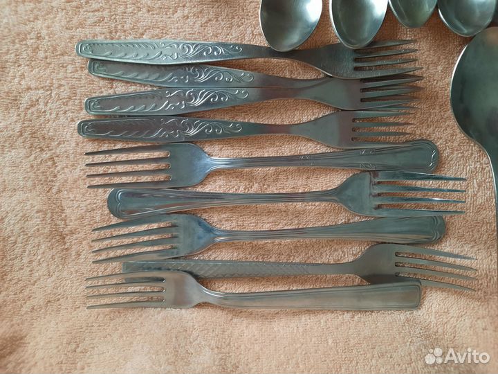 Ложки, вилки, ножи нержавейка СССР