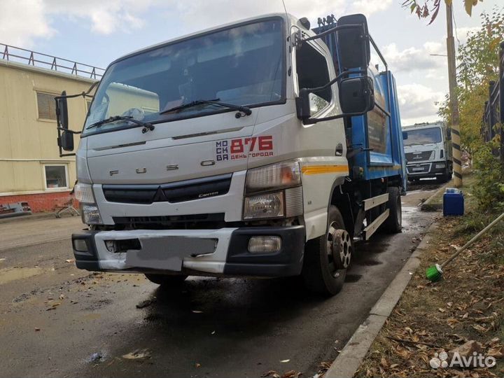 Мусоровоз минифаун на базе mitsubishi fuso canter