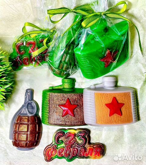 Мыло ручной работы на 23 февраля