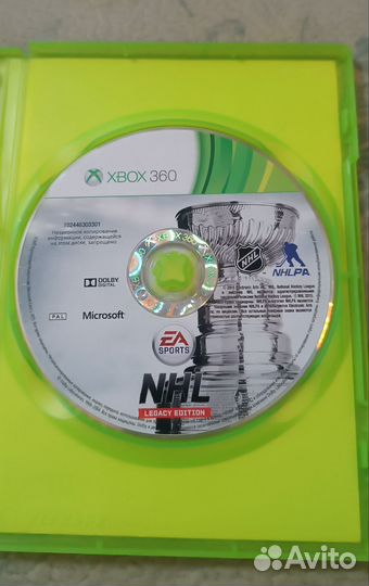 Диск NHL15/16 на Xbox 360