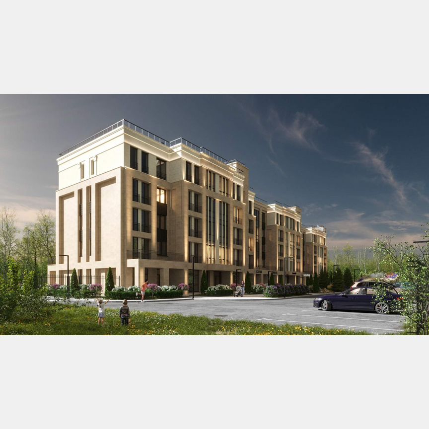 2-к. квартира, 63,7 м², 4/5 эт.
