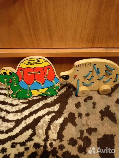 Развивающие деревянные игрушки