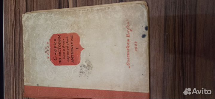 Очерки по истории зап.-европ.литературы 1941г