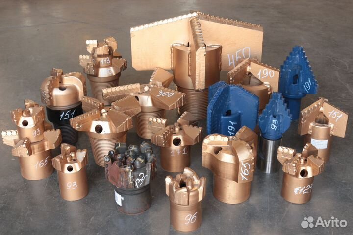 Долото PDC 151-4 мм. для скважин на воду (новое)