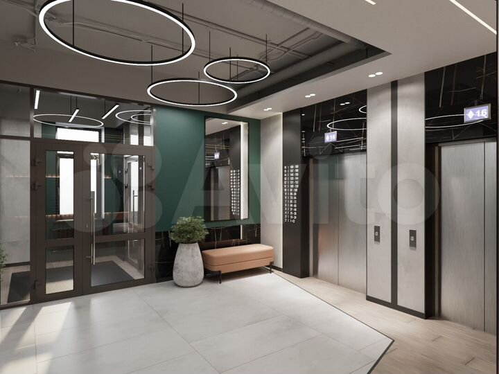 4-к. квартира, 61,2 м², 8/16 эт.