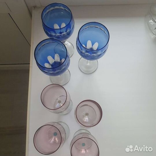 Фужеры (бокалы) хрустальные СССР