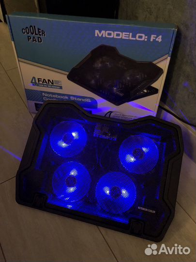 Охлаждающая подставка для ноутбука с подсветкой
