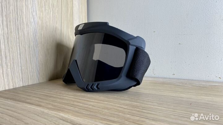 Горнолыжные очки для снегохода прозрачная линза