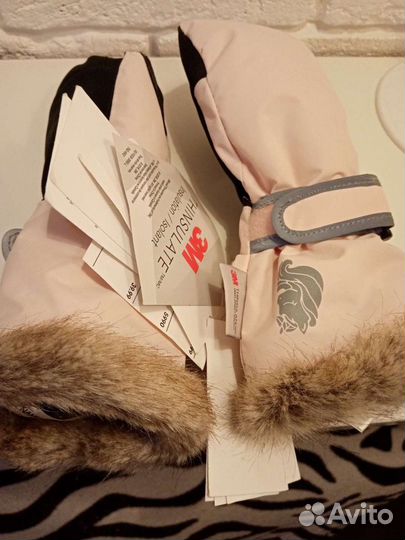 Варежки зимние h&m, 98-104