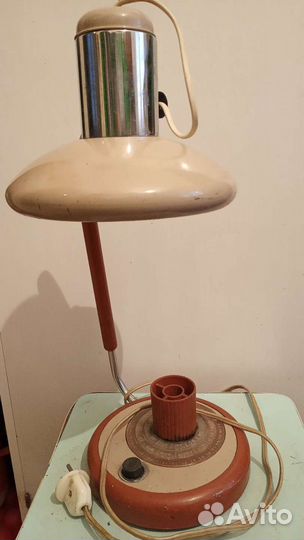 Лампа настольная советская