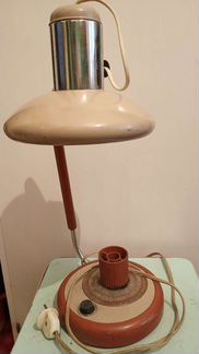 Лампа настольная советская