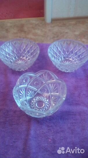 Вазы хрустальные