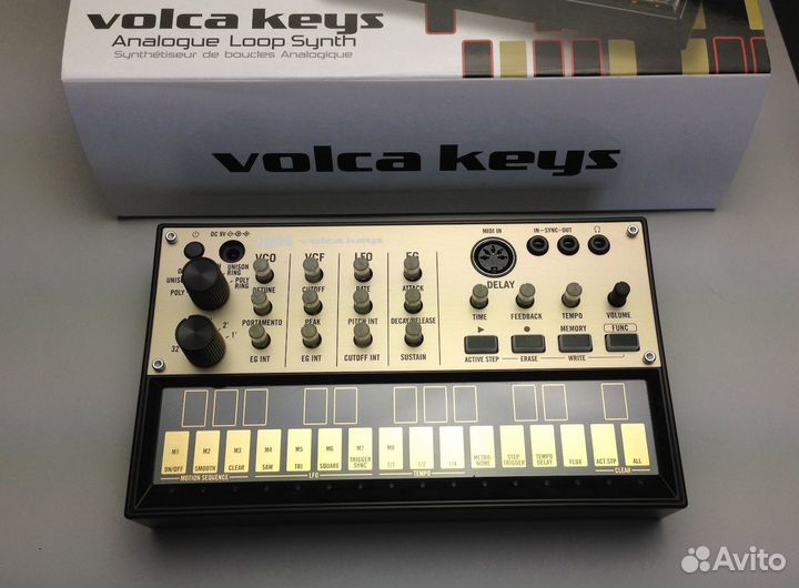 Драм-машина korg volca keys