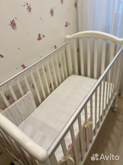 Детская кровать pali с матрасом