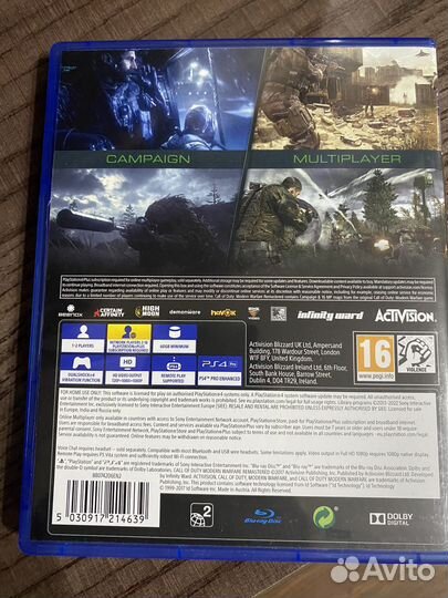 Call of duty modern warfare remastered ps4