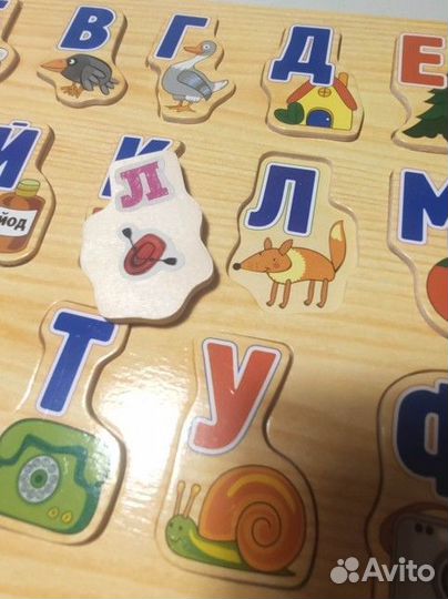 Деревянные буквы алфавит, цифры, трафареты набор