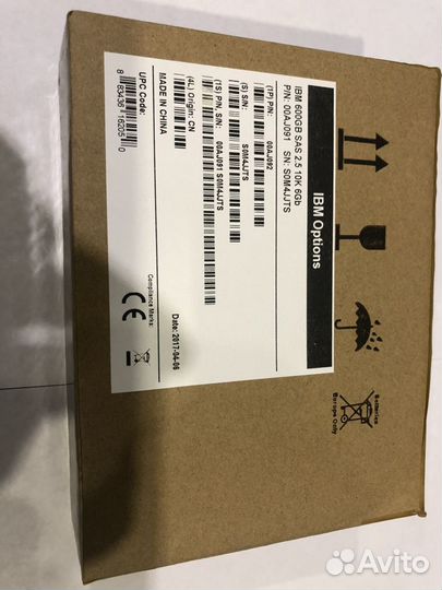 00AJ092 lenovo/IBM 600 Гб 10K 6 Гбит/с SAS 2.5