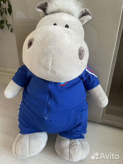 Мягкая игрушка бегемот
