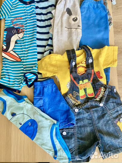 Пакет вещей на мальчика 68-80