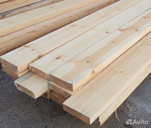 Доска обрезная 50x200x6000