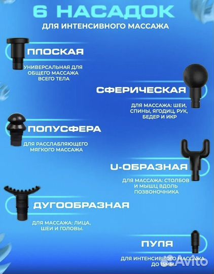 Новый Перкуссионный массажер для спины и тела