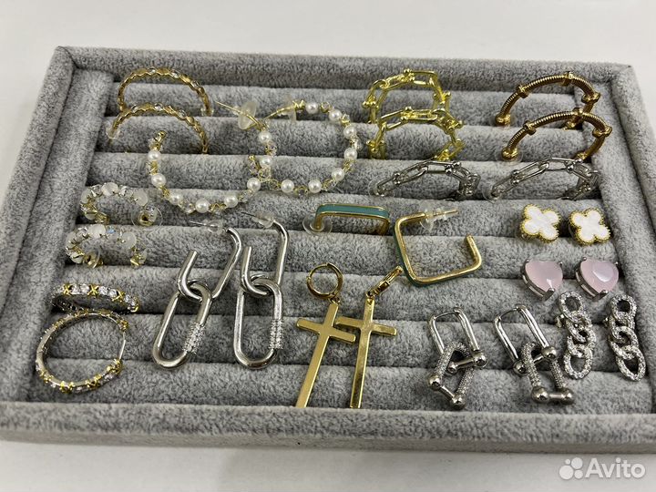 Серьги бижутерия