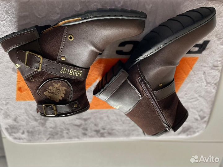 Байкерские ботинки 43