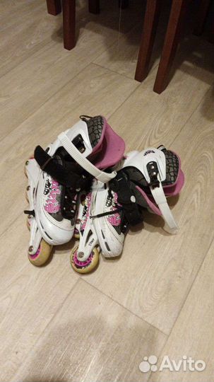 Роликовые коньки детские раздвижные 30-33
