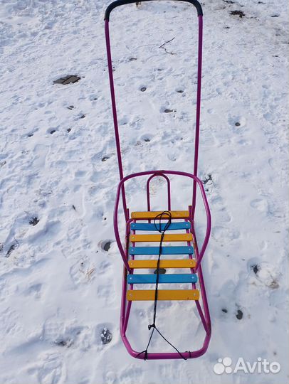Детские зимние санки