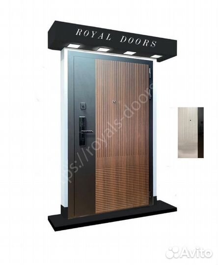 Стильная входная дверь с электро замком RD-519