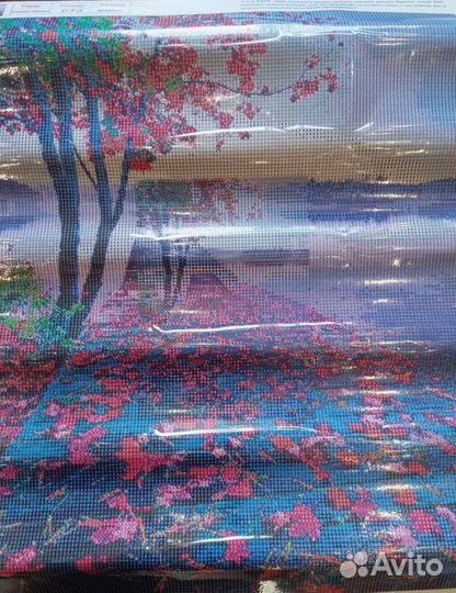 Алмазная мозаика без рамы 40 50см