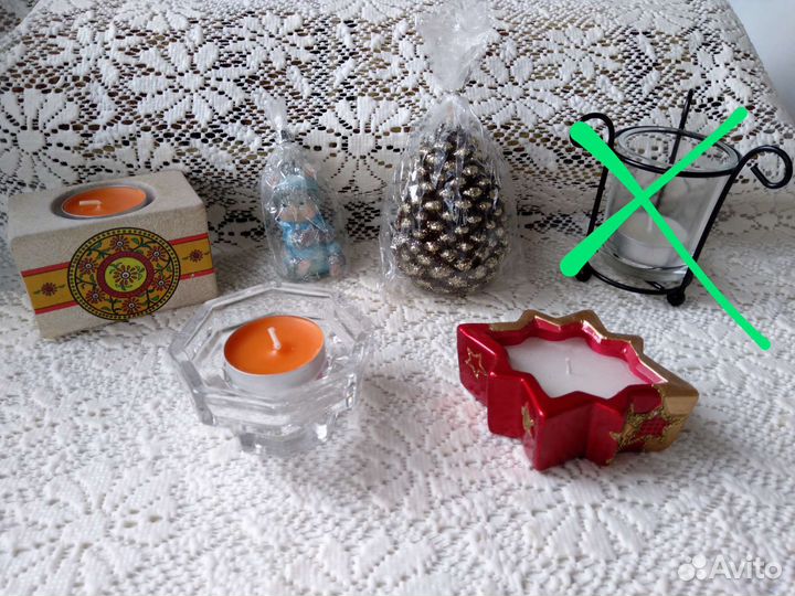 Подсвечники и свечи