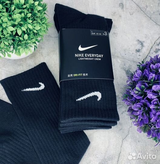 Носки Nike Everyday оригинал чёрные