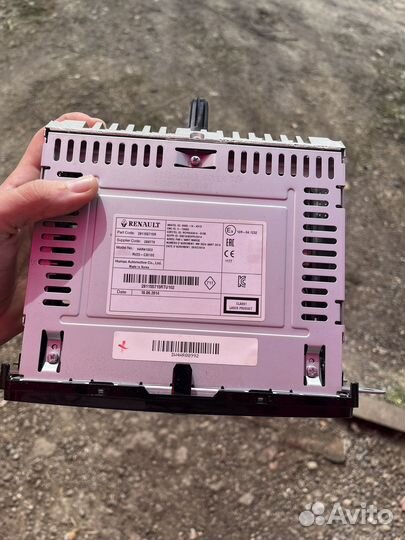 Магнитафон штатный рено логан