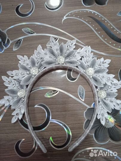 Ободок-корона новогодний