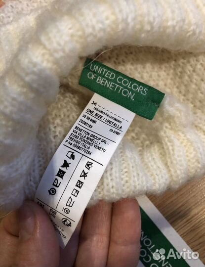 Шапка стильная новая Benetton