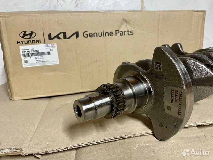 Коленвал 231102B000 для G4FC Kia-Hyundai оригинал