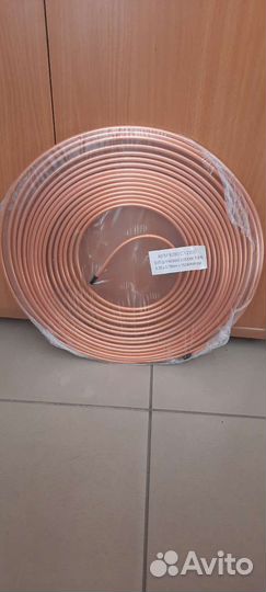 Труба медная 1/4 стенка 0,76 astm B280 бухта 15 м