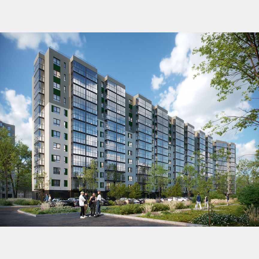 1-к. квартира, 36 м², 12/12 эт.