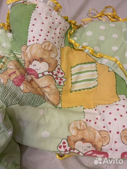 Бортики и 2 комплекта белья