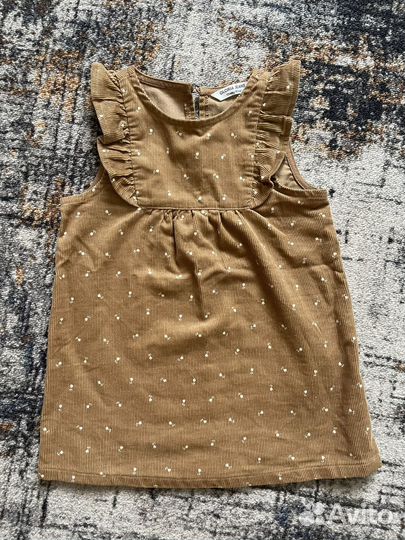 Вельветовый сарафан 80