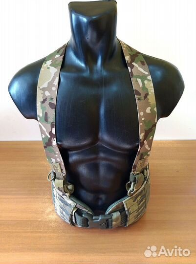 Боевой пояс с баллистическим пакетом и лямками Бр1